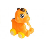 Dinosaurus vo vajci na kolieskach - farebný